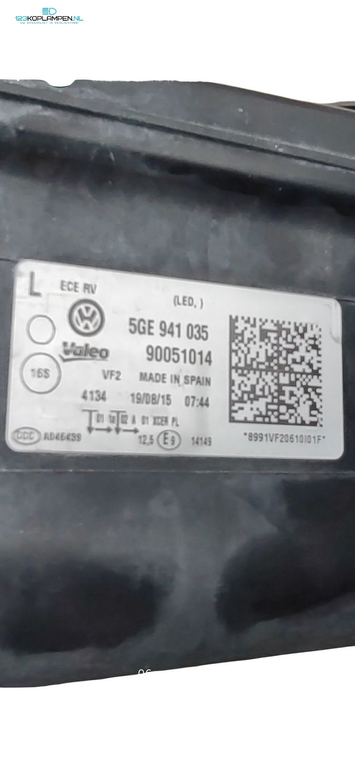 Volkswagen Golf 7 Full LED GTE Koplamp Links 5GE941035 – Foto 4