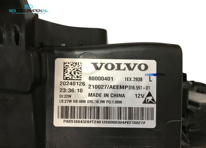 Volvo EX30 koplamp links LED 80000401 – Foto 7