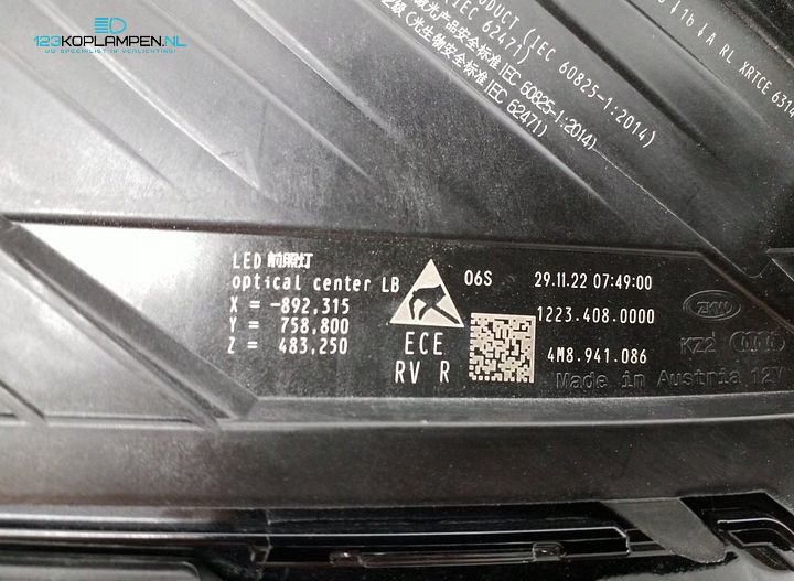 Audi Q8 4MN facelift Laser koplampen set koplamp links rechts – Foto 13