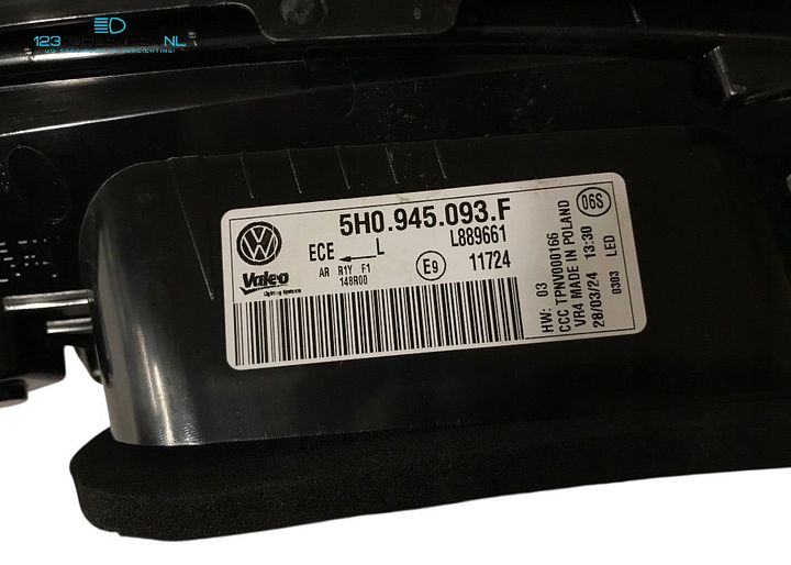 VW Golf 8 Facelift achterlichten set LED – Foto 10