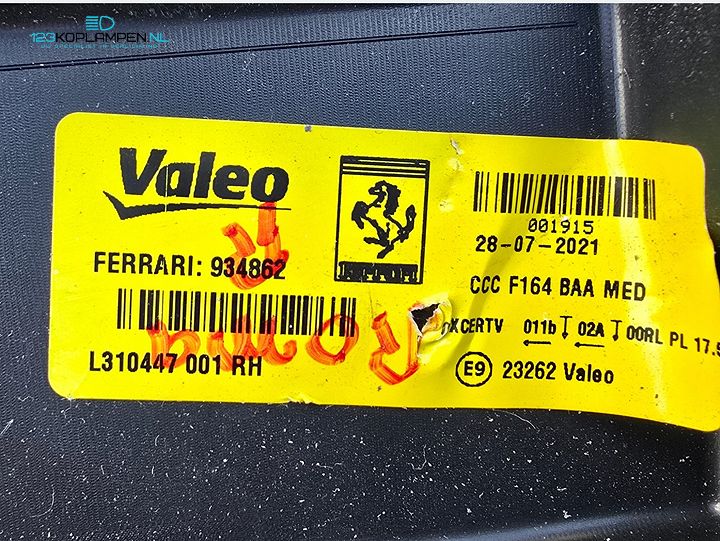Ferrari Roma Full LED koplamp rechts – L310447001RH – Foto 5