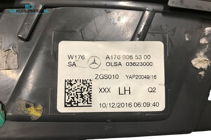 Mercedes A Klasse W176 Facelift achterlichten LED links – Foto 5