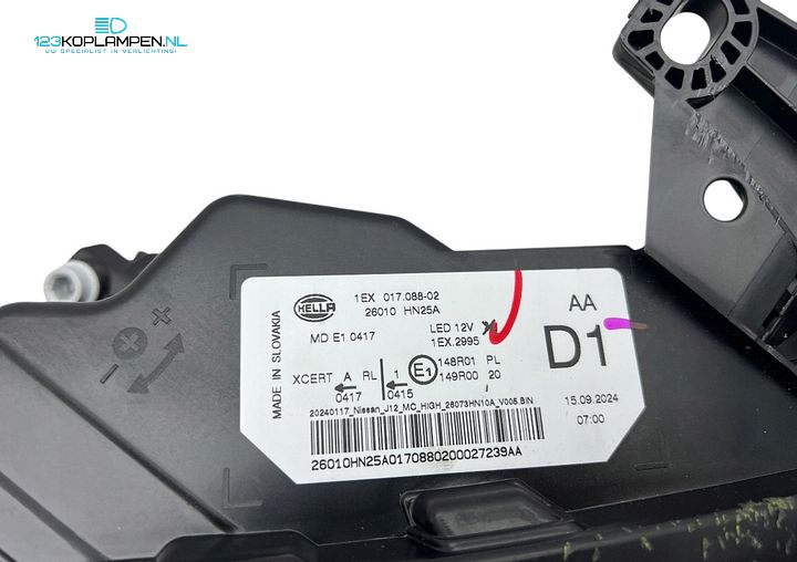 Nissan Qashqai J12 Facelift koplamp links rechts Full LED – Foto 4