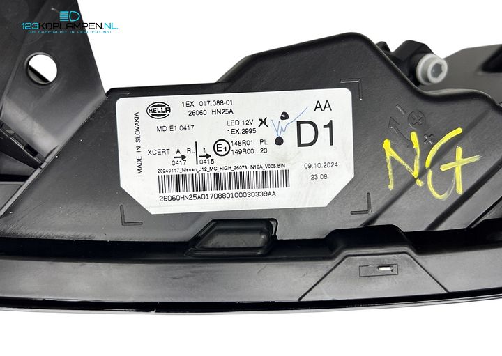 Nissan Qashqai J12 Facelift koplamp links rechts Full LED – Foto 3