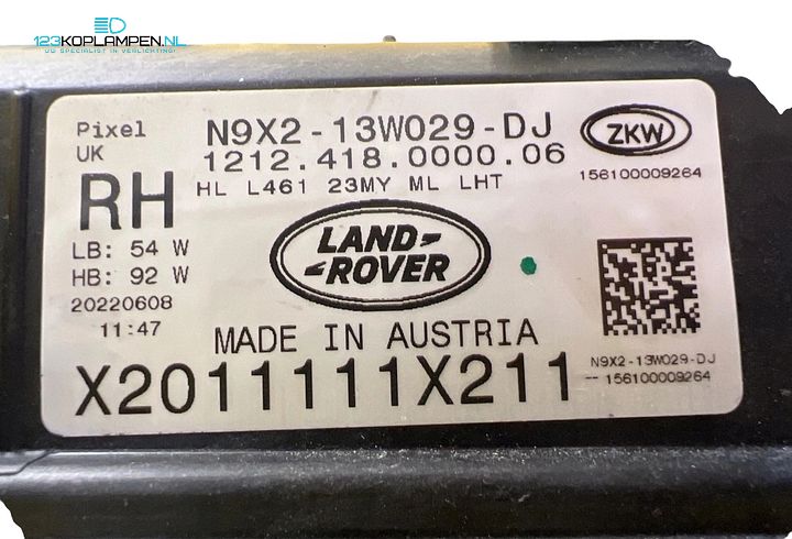 Range Rover Sport L461 koplamp rechts Full LED – Foto 2