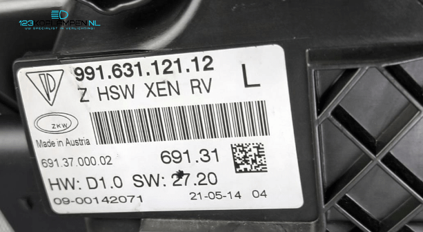 Porsche 991 Xenon koplamp koplampen links rechts – Foto 11