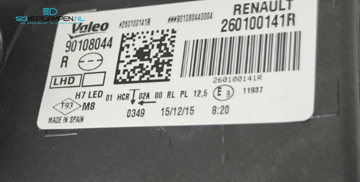 Renault Megane 4 IV 4 Full LED koplamp koplampen links rechts  – Foto 10