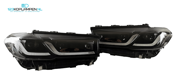 BMW 5 Serie G30 G31 Facelift led shadow line koplamp links rechts 
