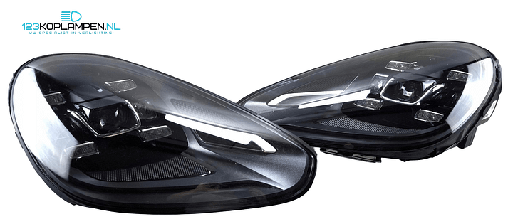 Porsche Cayenne 7P facelift Full LED koplampen links rechts 