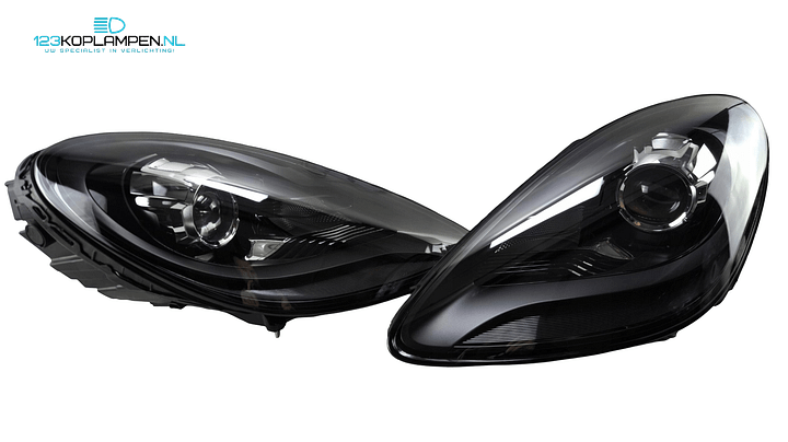 Porsche Cayman Boxter 982 Xenon koplamp koplampen links rechts 