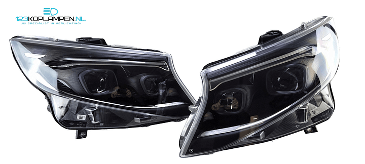 Mercedes Vito W447 V Klasse Facelift Full LED koplampen links rechts