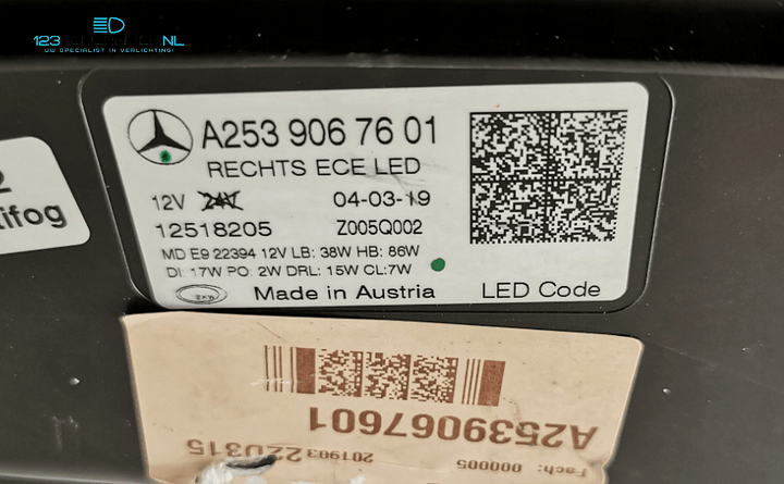 Mercedes GLC W253 facelift Full LED Multibeam koplamp koplampen links rechts  – Foto 6