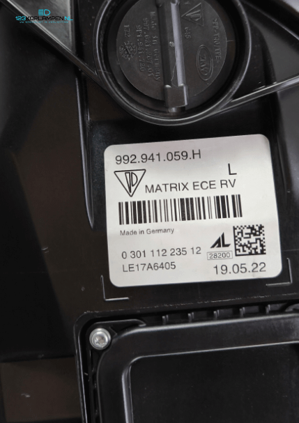 Porsche 992 911 Matrix Full led koplamp links 992941059H – Foto 6