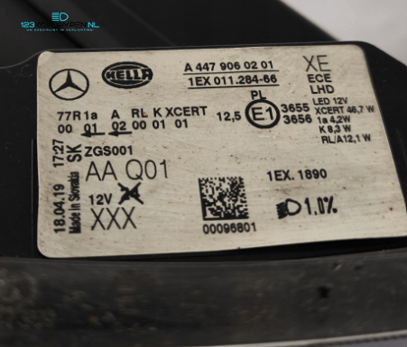 Mercedes Vito W447 V Klasse Facelift Full LED koplamp koplampen  – Foto 8