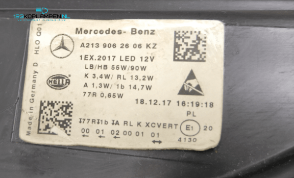 Mercedes W213 E Klasse Multibeam Led koplampen links rechts – Foto 8