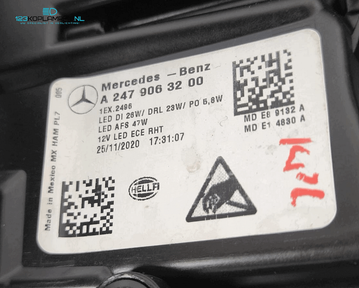 Mercedes GLB W247 Full Led koplamp koplampen links rechts – Foto 8