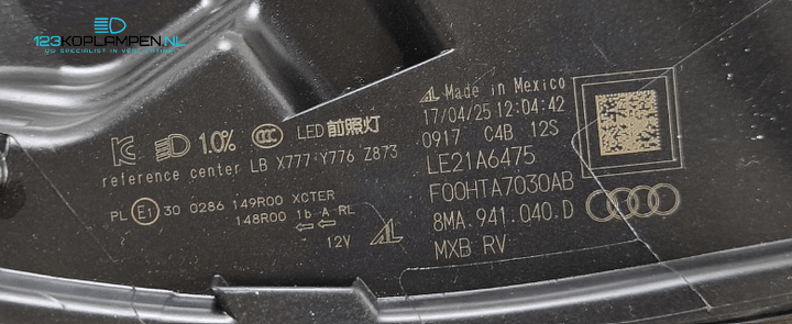 Audi Q5 SQ5 8MA Full Led Matrix Koplamp Rechts – Foto 6