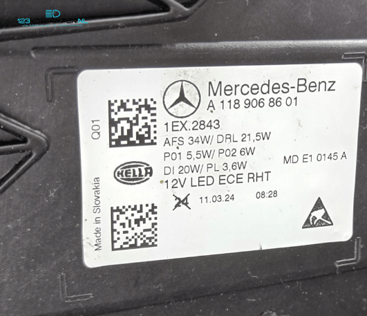 Mercedes CLA W118 Performance Led Koplamp links rechts – Foto 9