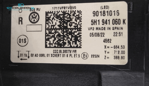 Volkswagen Golf 8 IQ Full led koplamp koplampen links rechts – Foto 9