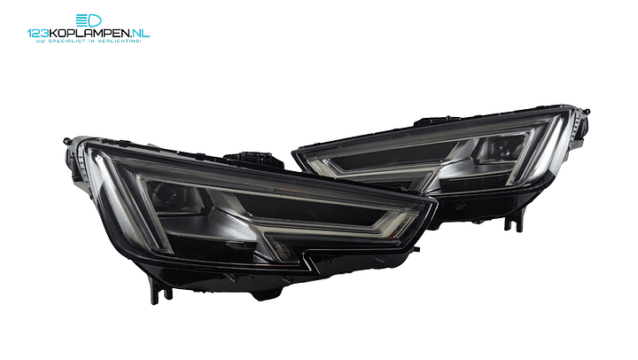 Audi A4 B9 8W Full LED koplamp koplampen links rechts 