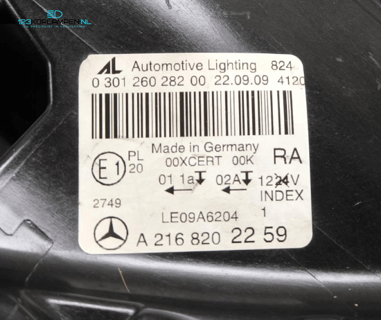 Mercedes CL W216 Facelift Bi Xenon koplamp rechts – Foto 6