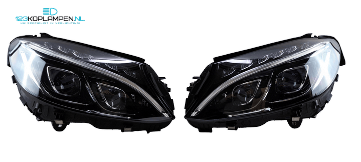 Mercedes W205 C Klasse Full Led ILS koplamp links rechts 