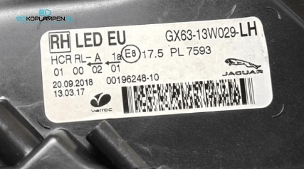 Jaguar XF X260 X761 Full led koplamp rechts links – Foto 6