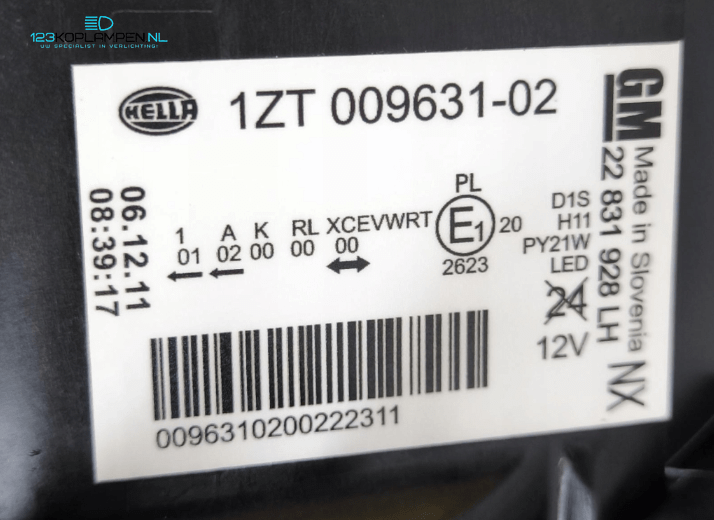 Opel Insignia A Xenon koplamp koplampen links rechts  – Foto 8