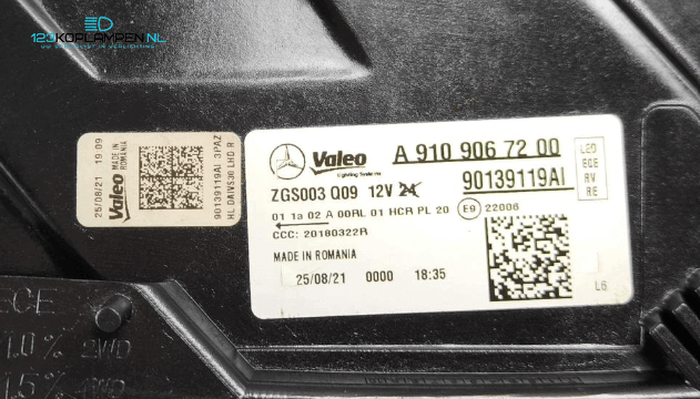 Mercedes Sprinter 910 907 Full Led koplampen links rechts – Foto 8