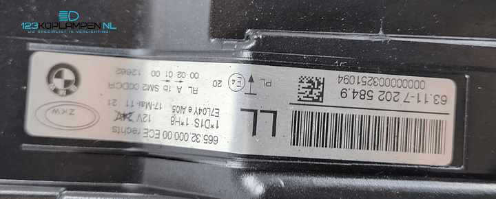 BMW 3 Serie E90 E91 Facelift Bi Xenon koplamp links rechts – Foto 9