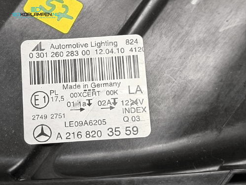 Mercedes CL W216 Facelift Bi Xenon koplamp links – Foto 6
