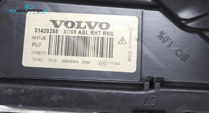 Volvo XC60 Bi Xenon koplamp links rechts  – Foto 9