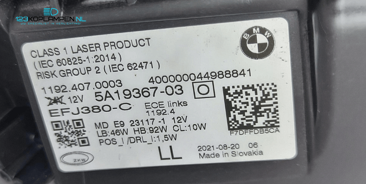 BMW G22 G23 G26 G80 G82 Laser koplamp links – Foto 7