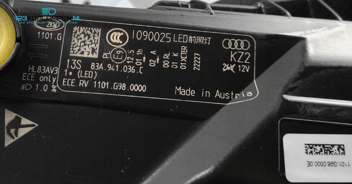 Audi Q3 RSQ3 Matrix Full Led Koplamp rechts  – Foto 7