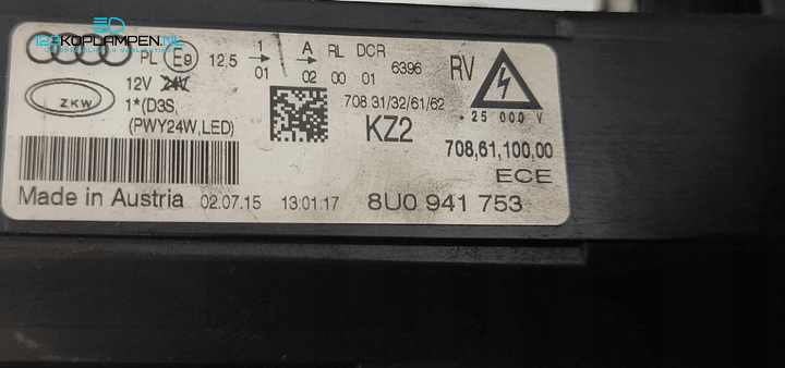 Audi Q3 8U Bi Xenon koplamp koplampen links rechts  – Foto 6