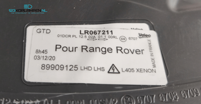 Range Rover Vogue L405 Xenon LED koplamp koplampen links rechts  – Foto 9