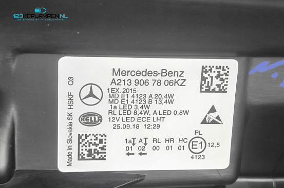 Mercedes W213 E Klasse Full Led Performance koplampen links rechts – Foto 6