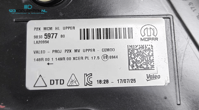 Peugeot 208 2008 II Facelift Full Led koplampen links rechts – Zdjęcie 9