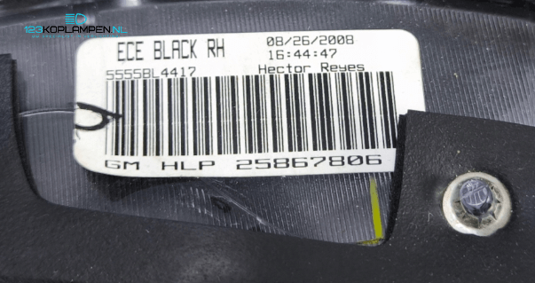 Chevrolet Corvette C6 Xenon Black koplamp rechts – Foto 5