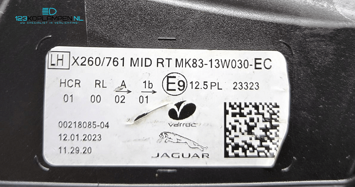 Jaguar XF F Pace Facelift X260 X761 Full led MID koplamp links – Foto 6
