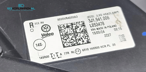 VW Volkswagen Passat B9 Full Led koplamp koplampen links rechts – Zdjęcie 7