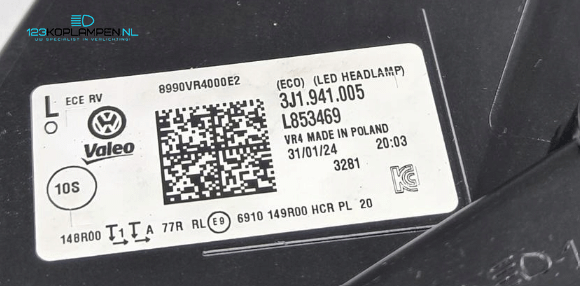 VW Volkswagen Passat B9 Full Led koplamp koplampen links rechts – Zdjęcie 8