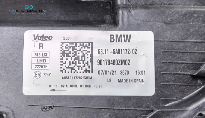BMW X1 F48 Facelift Full LED koplamp rechts  – Foto 7