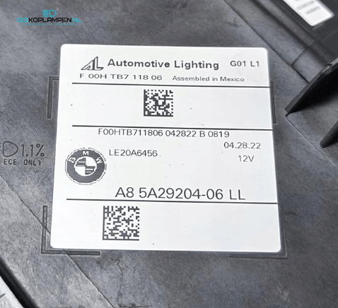 BMW X3 X4 LCI G01 G02 Facelift Full Led Adaptive Koplamp rechts  – Foto 8