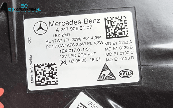 Mercedes B Klasse W247 Facelift Multibeam koplamp links – Foto 9