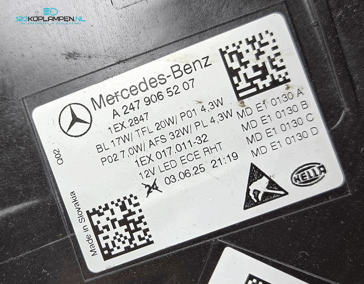 Mercedes B Klasse W247 Facelift Multibeam koplamp links – Foto 10