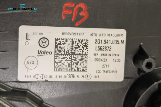 VW Volkswagen Polo 2G1 GTI Facelift IQ Light koplampen links rechts – Foto 8