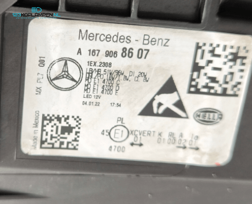 Mercedes GLE W167 Facelift Multibeam Led koplamp rechts – Foto 6