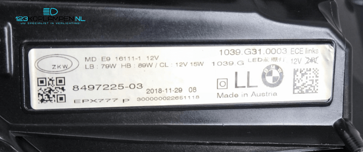 BMW 6 Serie G32 Full LED Adaptive koplamp links – Foto 6