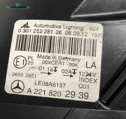 Mercedes S Klasse W221 Facelift Bi Xenon Koplamp links – Foto 7